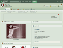 Tablet Screenshot of chevelle.deviantart.com