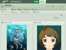 Tablet Screenshot of moontoon.deviantart.com