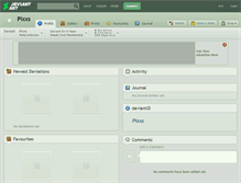 Tablet Screenshot of pixxs.deviantart.com