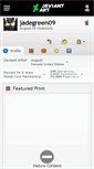 Mobile Screenshot of jadegreen09.deviantart.com