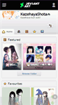 Mobile Screenshot of kazehayashota.deviantart.com