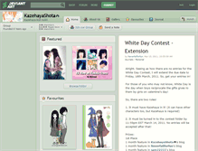 Tablet Screenshot of kazehayashota.deviantart.com