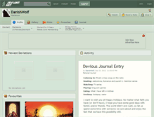 Tablet Screenshot of danishwolf.deviantart.com