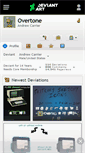 Mobile Screenshot of overtone.deviantart.com