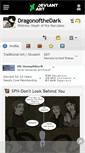 Mobile Screenshot of dragonofthedark.deviantart.com