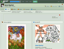 Tablet Screenshot of danevilparker.deviantart.com