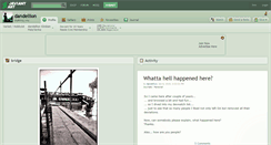 Desktop Screenshot of dandellion.deviantart.com