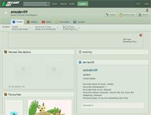 Tablet Screenshot of emodevil9.deviantart.com