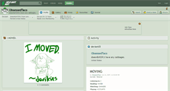 Desktop Screenshot of obsessedtaco.deviantart.com