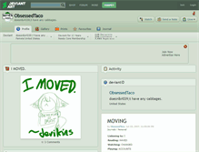 Tablet Screenshot of obsessedtaco.deviantart.com