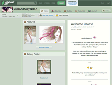 Tablet Screenshot of dollsandfairytales.deviantart.com