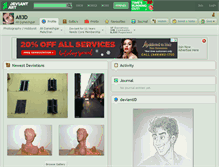 Tablet Screenshot of ali3d.deviantart.com