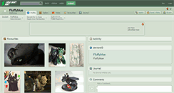 Desktop Screenshot of fluffyblue.deviantart.com