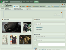 Tablet Screenshot of fluffyblue.deviantart.com