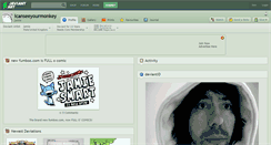 Desktop Screenshot of icanseeyourmonkey.deviantart.com