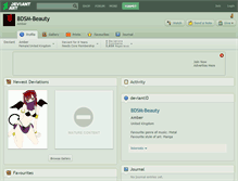 Tablet Screenshot of bdsm-beauty.deviantart.com