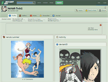 Tablet Screenshot of never-twins.deviantart.com