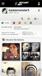 Mobile Screenshot of kookiemonster5.deviantart.com