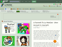 Tablet Screenshot of lu-weegee.deviantart.com