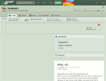 Tablet Screenshot of hinata661.deviantart.com