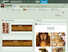 Tablet Screenshot of ammeg88.deviantart.com