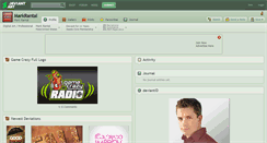 Desktop Screenshot of markrantal.deviantart.com
