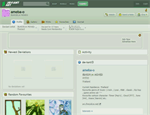 Tablet Screenshot of ameba-o.deviantart.com