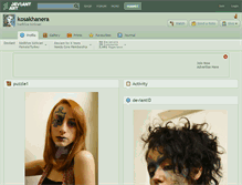 Tablet Screenshot of kosakhanera.deviantart.com