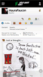Mobile Screenshot of maurafaucon.deviantart.com