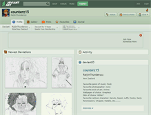 Tablet Screenshot of counterz15.deviantart.com