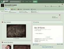 Tablet Screenshot of nemesisdivina666.deviantart.com