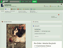 Tablet Screenshot of belialchan.deviantart.com