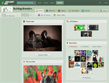 Tablet Screenshot of bulldog-breeds.deviantart.com