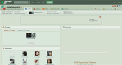 Desktop Screenshot of juliagracearts.deviantart.com