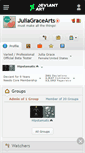 Mobile Screenshot of juliagracearts.deviantart.com