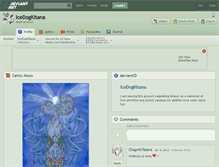 Tablet Screenshot of icedogkitana.deviantart.com