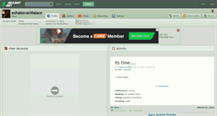 Desktop Screenshot of exhalesvanillalace.deviantart.com