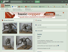 Tablet Screenshot of baskiat.deviantart.com
