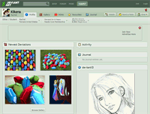 Tablet Screenshot of kikera.deviantart.com