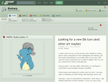 Tablet Screenshot of biosharp.deviantart.com