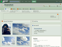 Tablet Screenshot of eleuterastock.deviantart.com
