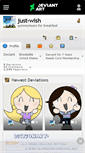 Mobile Screenshot of just-wish.deviantart.com