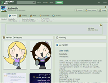 Tablet Screenshot of just-wish.deviantart.com