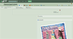 Desktop Screenshot of pokemonsupercontests.deviantart.com
