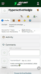 Mobile Screenshot of hyperactivehedgie.deviantart.com