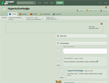 Tablet Screenshot of hyperactivehedgie.deviantart.com