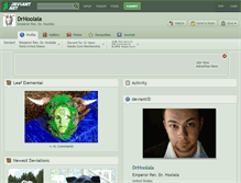 Tablet Screenshot of drhoolala.deviantart.com