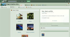 Desktop Screenshot of dragon-gryphon-club.deviantart.com