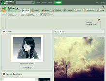 Tablet Screenshot of patineitor.deviantart.com