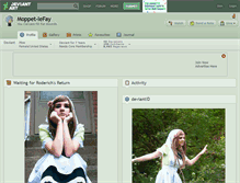 Tablet Screenshot of moppet-lefay.deviantart.com